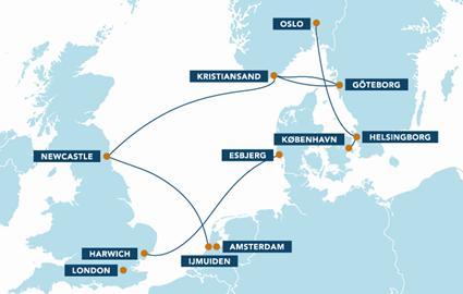 Bestemmingen DFDS Seaways